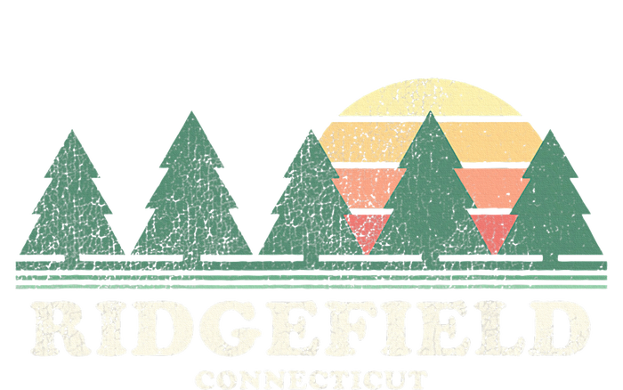 Ridgefield Ct Vintage Throwback Retro 70s Kids T-Shirt