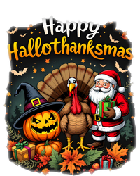 Happy Hallothanksmas Thanksgiving Halloween Merry Christmas Pajama Set