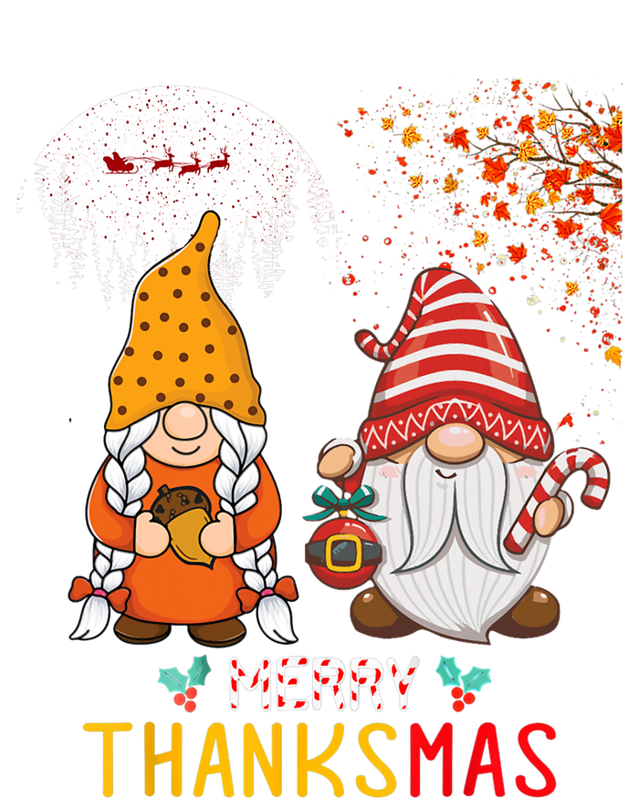 Happy Thanksgiving Merry Christmas Happy Thanksmas Gnome T-Shirt