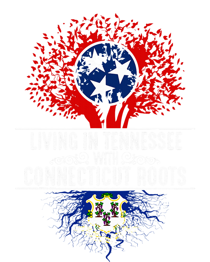 Tennessee Home Connecticut Roots State Tree Flag T-Shirt