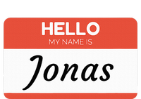 Hello My Name Is Jonas Baby Long Sleeve Bodysuit