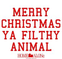 Home Alone Merry Christmas Ya Filthy Animal Text Stack Grommeted Golf Towel