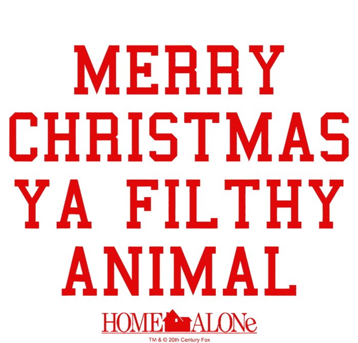 Home Alone Merry Christmas Ya Filthy Animal Text Stack Grommeted Golf Towel