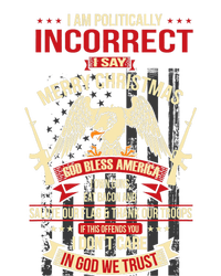 I Am Politically Incorrect I Say Merry Christmas Canvas