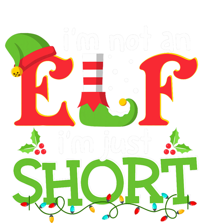 IM Not An Elf IM Just Short Merry Christmas Elf Xmas Funny Coaster