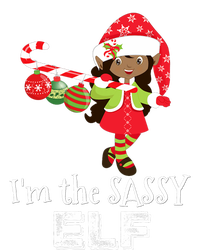 Im The Sassy Elf African American Christmas Toddler Sweatshirt