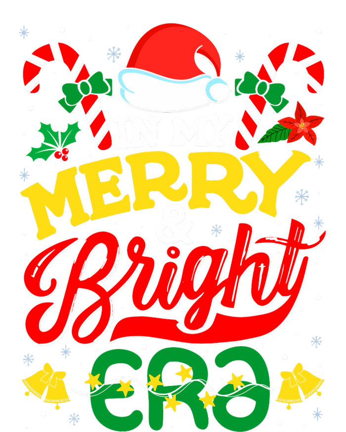 In My Merry And Bright Era Cute Christmas Santa Reindeer T-Shirt