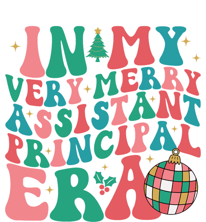 In My Very Merry Assistant Principal Era Groovy Christmas T-Shirt