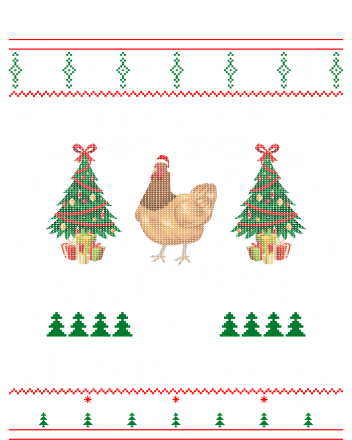 Just A Girl Who Loves Christmas And Chicken Ugly Gift T-Shirt