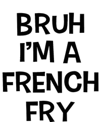 Bruh IM A French Fry Funny Pretend Lazy Halloween Costume Men's Origin Performance Pique Polo