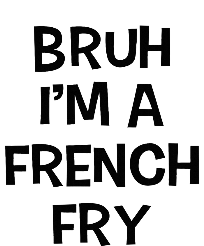 Bruh IM A French Fry Funny Pretend Lazy Halloween Costume Men's Origin Performance Pique Polo