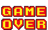 Game Over Vintage Retro Video Games Gaming Gift Arcade Women's Flannel Pajama Set