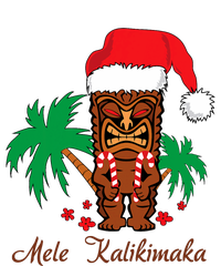 Mele Kalikimaka Merry Christmas Hawaiian Tiki T-Shirt