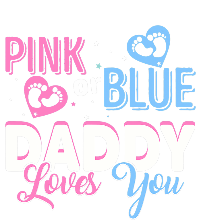 Daddy Loves You Dad Gender Reveal Party Drawstring Bag