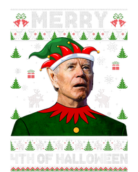 Merry 4th Of Halloween Joe Biden Christmas Ugly Sweater Doggie Tank