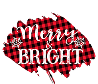 Merry And Bright Buffalo Plaid Christmas Yupoong Adult 5-Panel Trucker Hat