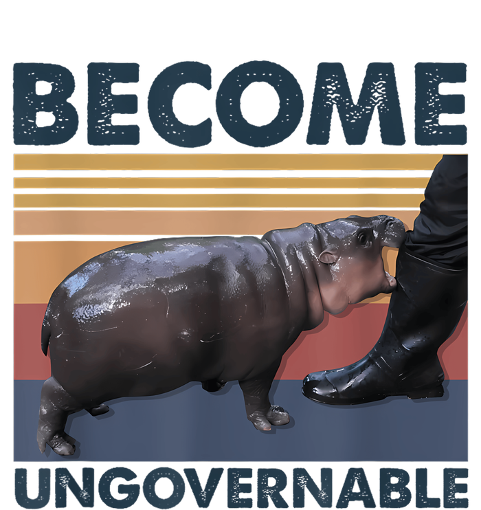 Become Ungovernable Moo Deng Cute Baby Hippo Funny Hippo Adult Drive Performance Visor