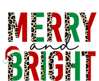 Merry And Bright Christmas Leopard Santa T-Shirt