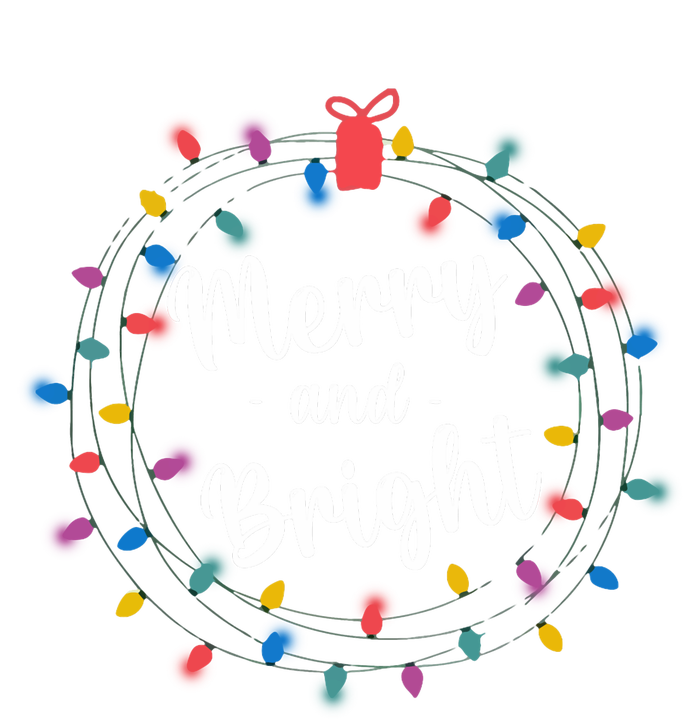 Merry And Bright Christmas Lights Family Matching Pajamas Long Sleeve Grommeted Golf Towel