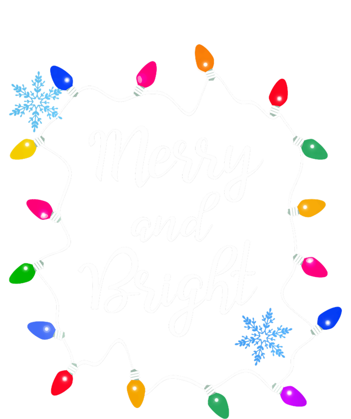 Merry And Bright Christmas Lights Long Sleeve Cooling Performance Long Sleeve Crew