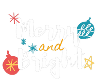 Merry And Bright Christmas Lights Women Xmas Graphic USA-Made Doggie Bandana