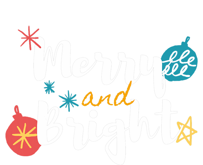 Merry And Bright Christmas Lights Women Xmas Graphic USA-Made Doggie Bandana