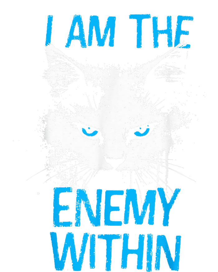 I Am The Enemy Within Kamala Harris 2024 Merch Usa Cat Face Vote Toddler Sweatshirt