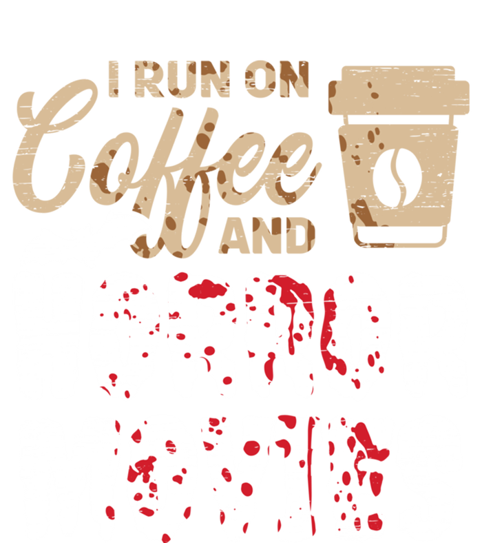 Halloween I Run On Coffee And Horror Movies Trick Or Treat Gift T-Shirt