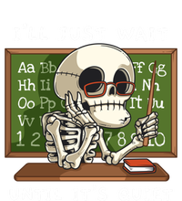 Halloween Skeleton Teacher ILl Just Wait Until ItS Quiet Gift Sweatshirt Cinch Pack Bag