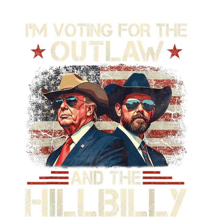 IM Voting For The Outlaw And The Hillbilly Trump Vance 2024 Tall Sweatshirt