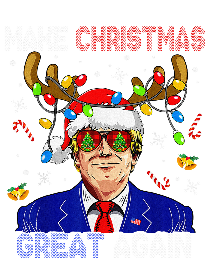 Make Christmas Great Again Funny Trump Ugly Christmas T-Shirt