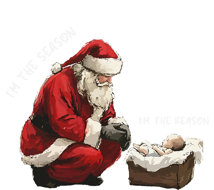 Santa Christmas Jesus Is The Reason For The Season T-Shirt