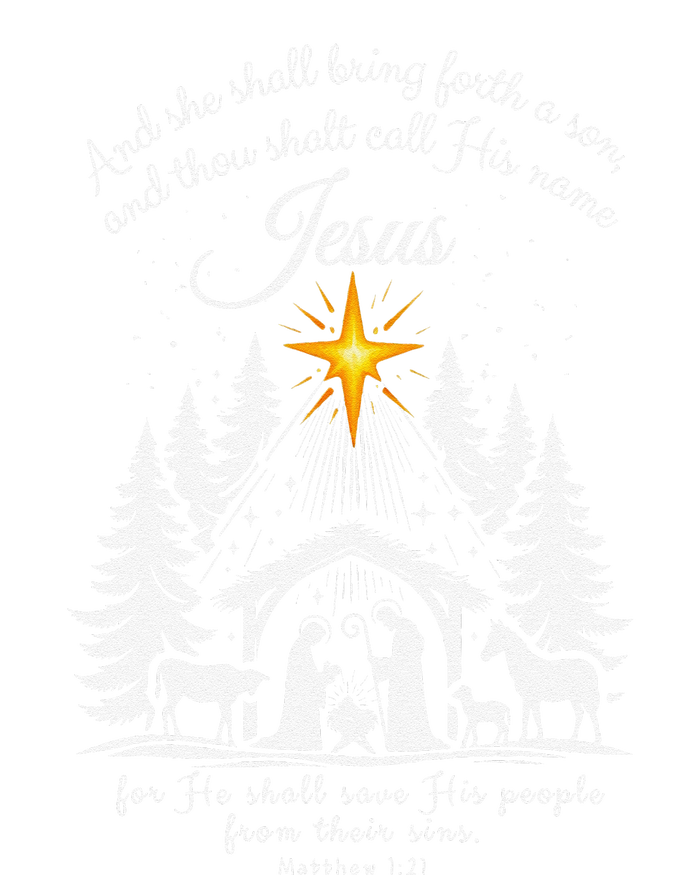 She Shall Bring Forth A Son Jesus Christmas 2024 T-Shirt