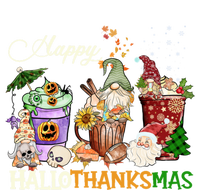 Happy Hallothanksmas Gnome Merry Christmas Thanksgiving Gift Valucap Bio-Washed Visor