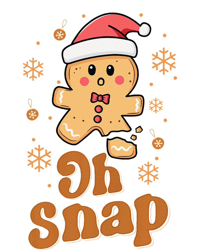 Oh Snap Gingerbread Man Cute Christmas Cookie Baking Team Impact Tech Backpack