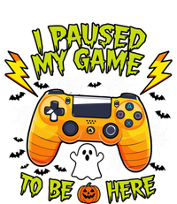 I Paused My Game Tobe Here Halloween Gaming Funny Gamer Gift Sustainable Knit Beanie