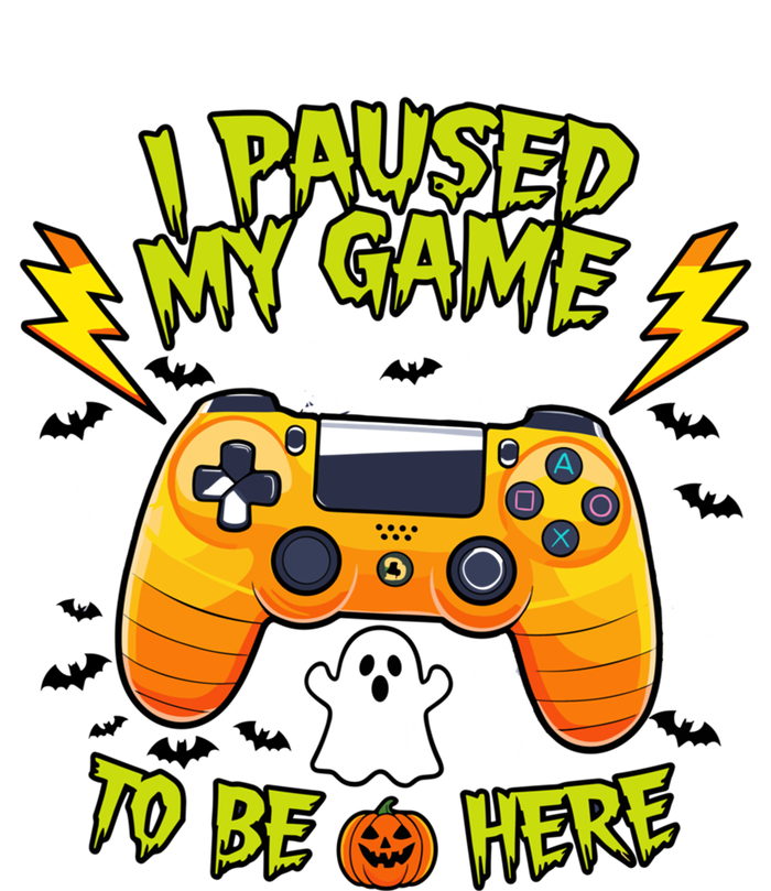 I Paused My Game Tobe Here Halloween Gaming Funny Gamer Gift Sustainable Knit Beanie