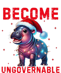 Become Ungovernable Hippo Christmas Lights Fun Funny T-Shirt