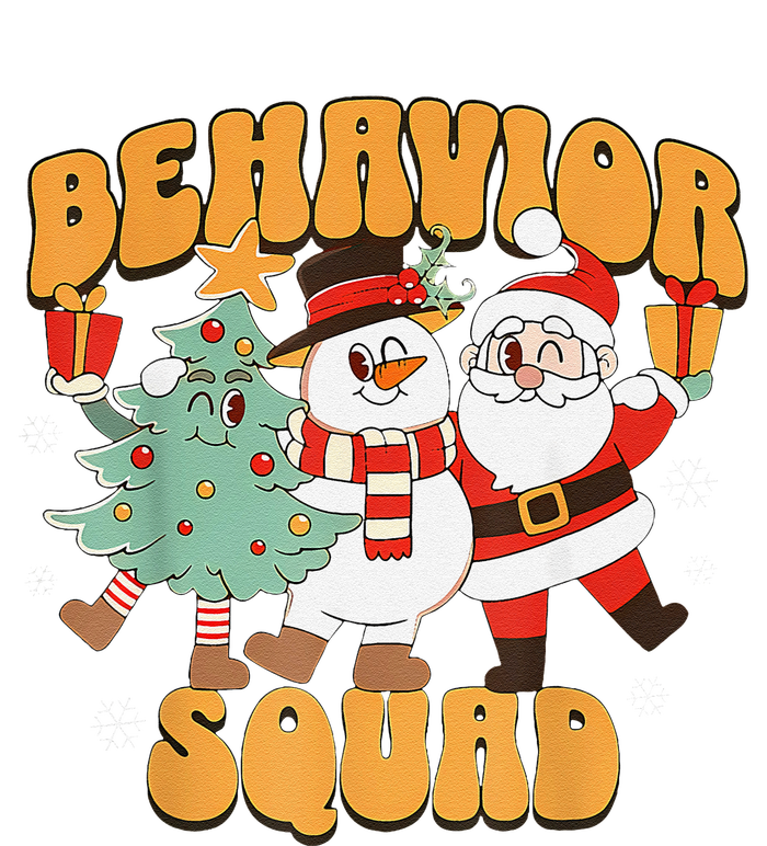 Behavioral Squad Santa Snowman Aba Therapist Christmas T-Shirt