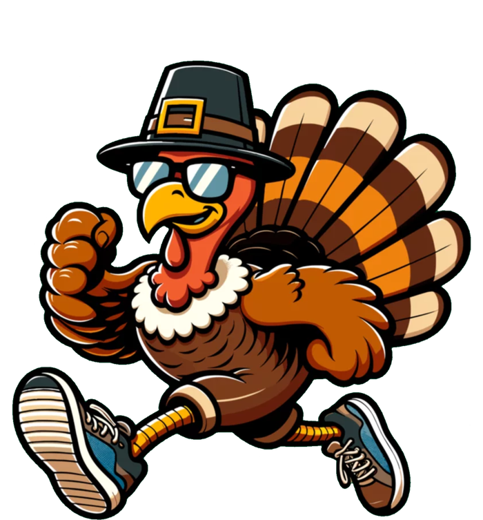 Running Turkey Turkey Trot Running Thanksgiving T-Shirt