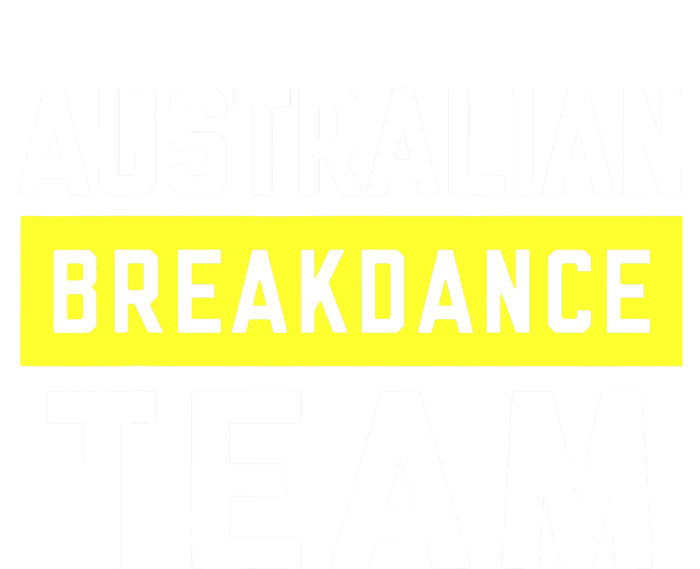 Australian Breakdancing Costume Team Break Dancer Matching Grommeted Golf Towel