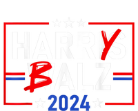 Funny Harris Walz 24 Harry Balz 2024 Meme Democratics Vote Women's Flannel Pajama Set