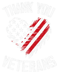 Thank You Veterans Patriotic American Flag Veterans Day 2024 Cooling Performance Crew T-Shirt