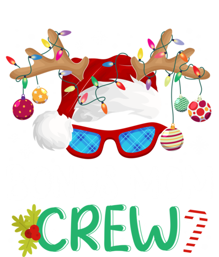 Bonus Mom Crew Santa Hat Xmas Reindeer Christmas Family Meaningful Gift 16 in Basic Backpack