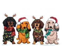 Cute Dachshund Santa Christmas Light Dog Lover Dachshund Mom Meaningful Gift T-Shirt