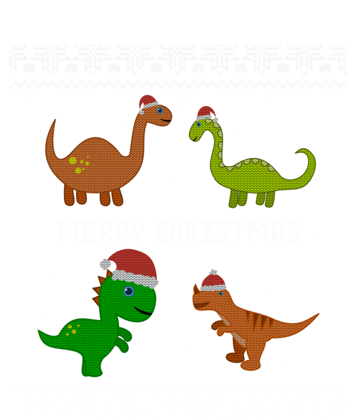 Dinosaur Ugly Christmas Funny Xmas Gift Adults Great Gift T-Shirt