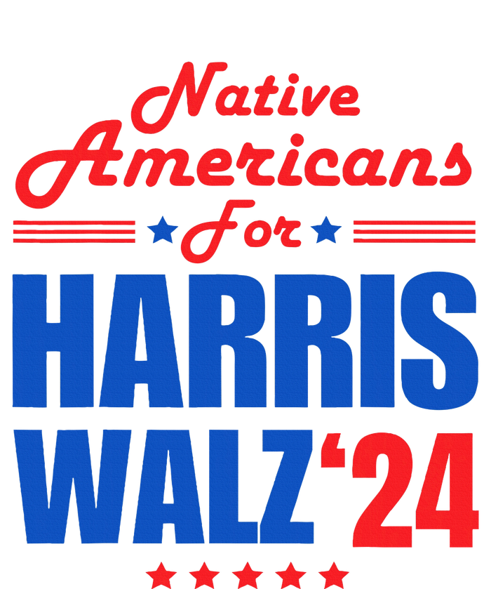 Native Americans For Harris Walz Kamala For President Womens CVC Long Sleeve Shirt