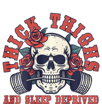 Thick Thighs And Sleep Deprived On Back Youth Performance Sprint T-Shirt