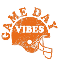 Football Game Day Vibes Orange Helmet T-Shirt