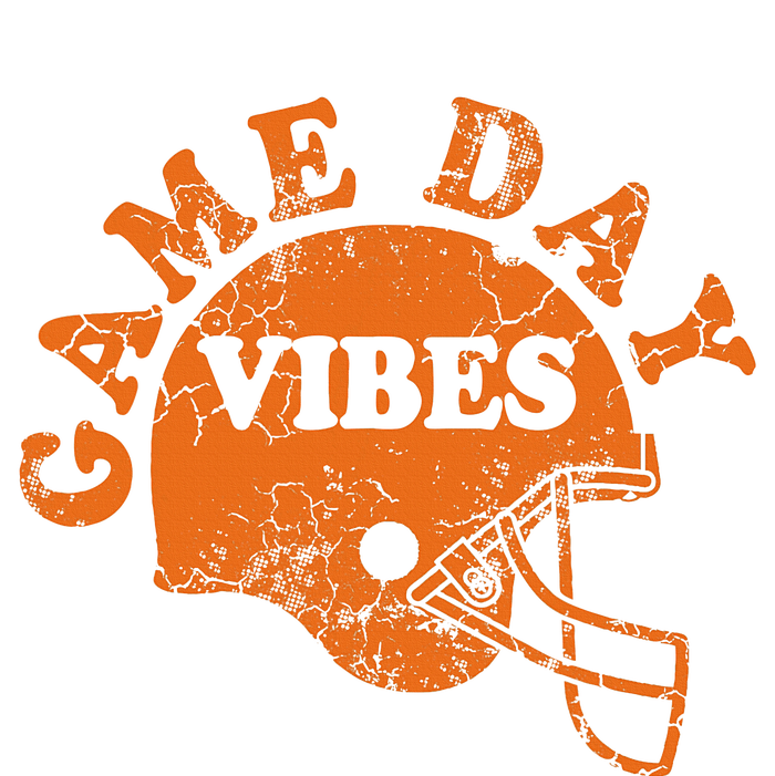 Football Game Day Vibes Orange Helmet T-Shirt